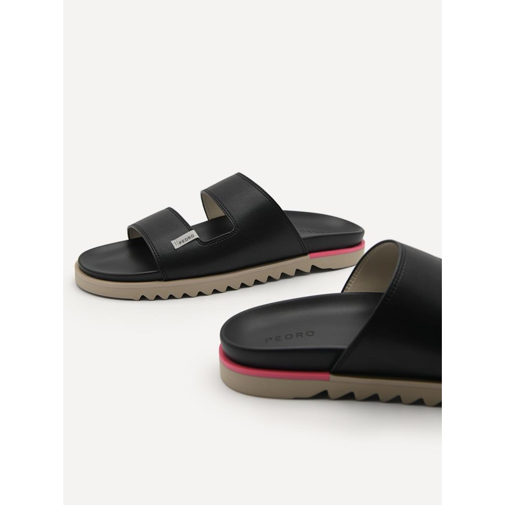 PM151 SANDAL SLIDE PEDRO PRIA ORIGINAL CASUAL BRANDED HITAM