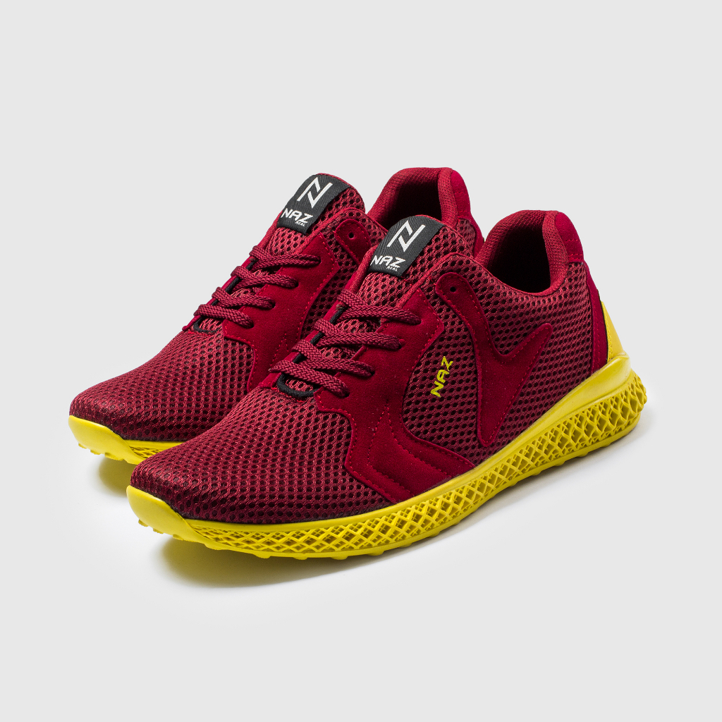 DALVIN RED |ManNeedMe x NAZ| Sepatu Sneakers Pria Casual / Sepatu Olahraga - Running Shoes ORIGINAL