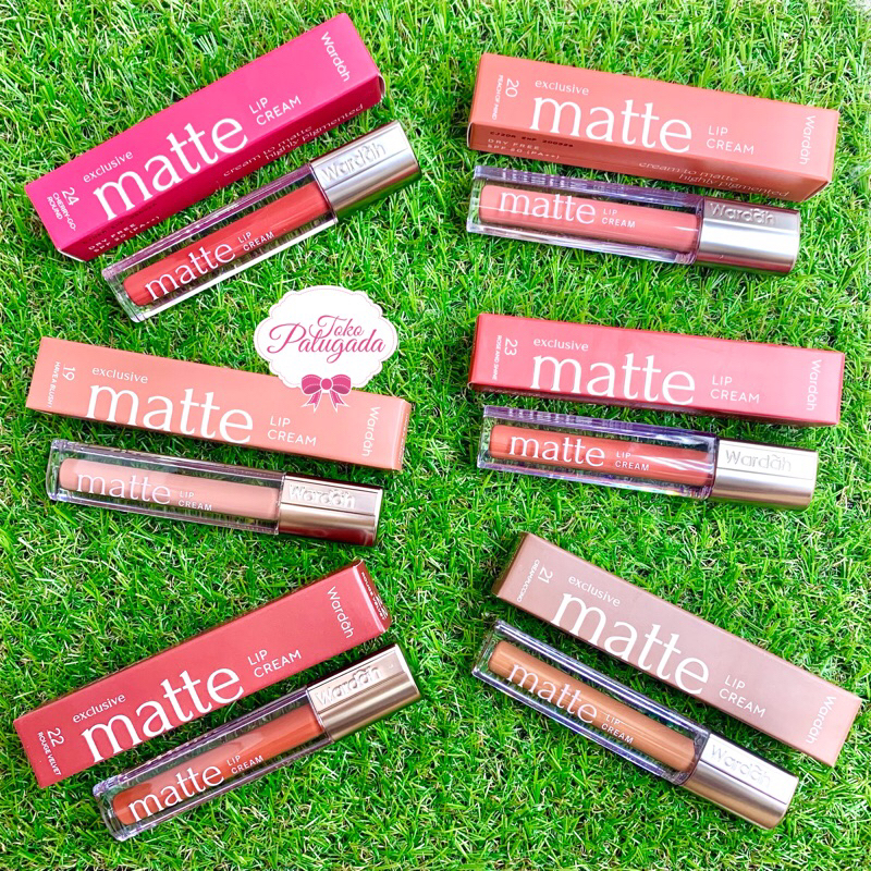 [BISA COD] Wardah Exclusive Matte Lip Cream Kemasan Baru - Lipstick Wardah - Lip Cream Wardah - Lip Matte Wardah