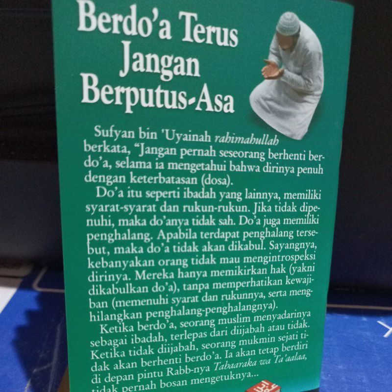 Berdoa Jangan Putus Asa | Pustaka Ibnu Umar