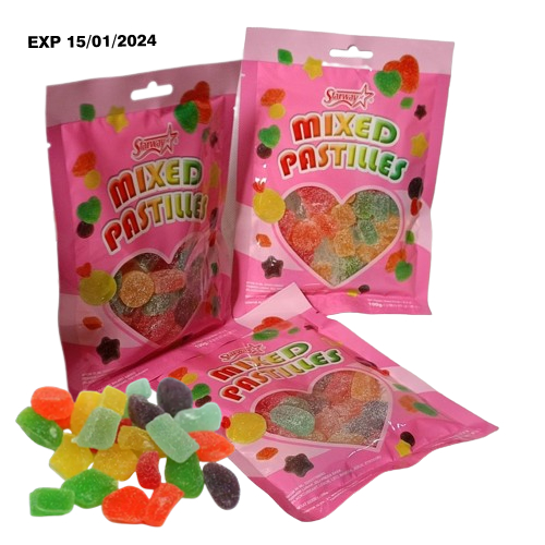 Permen Jelly Mixed Pastilles 100Gr Starway Permen Lunak Kenyal