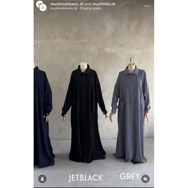 Izzah Abaya Muslimah basic new with tag