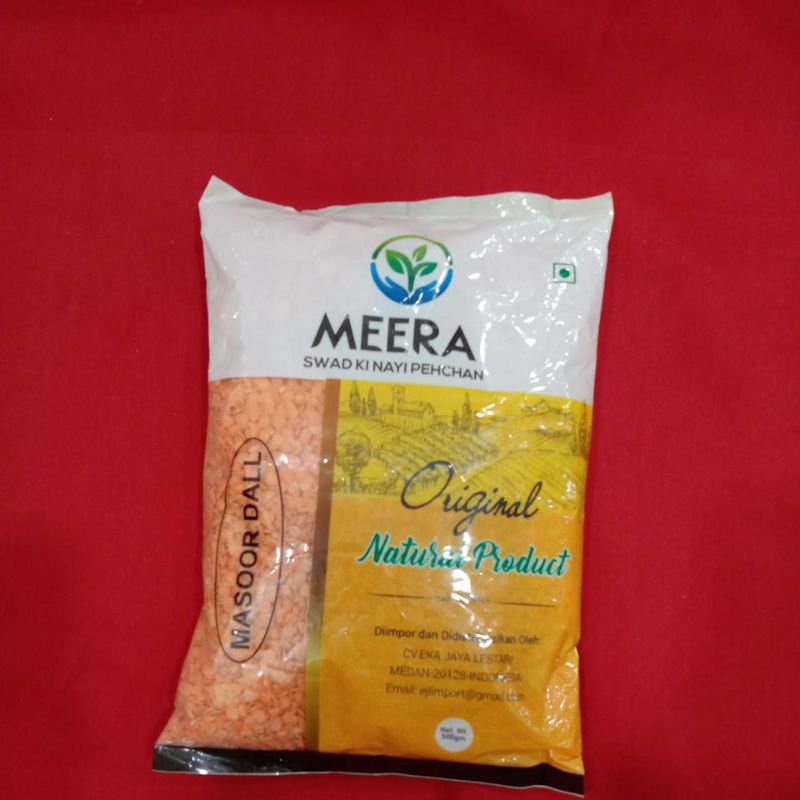 

Meera maisur dal split 500gr