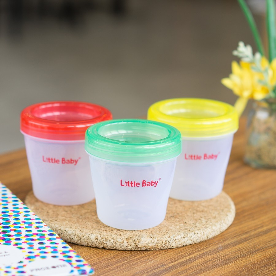 Little Baby Multifunction Container / Kontainer Multifingsi 3 x 160 ml