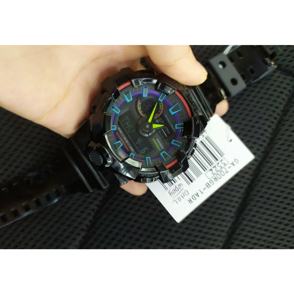 Jam Tangan Casio G-Shock GA-700RGB-1ADR Original