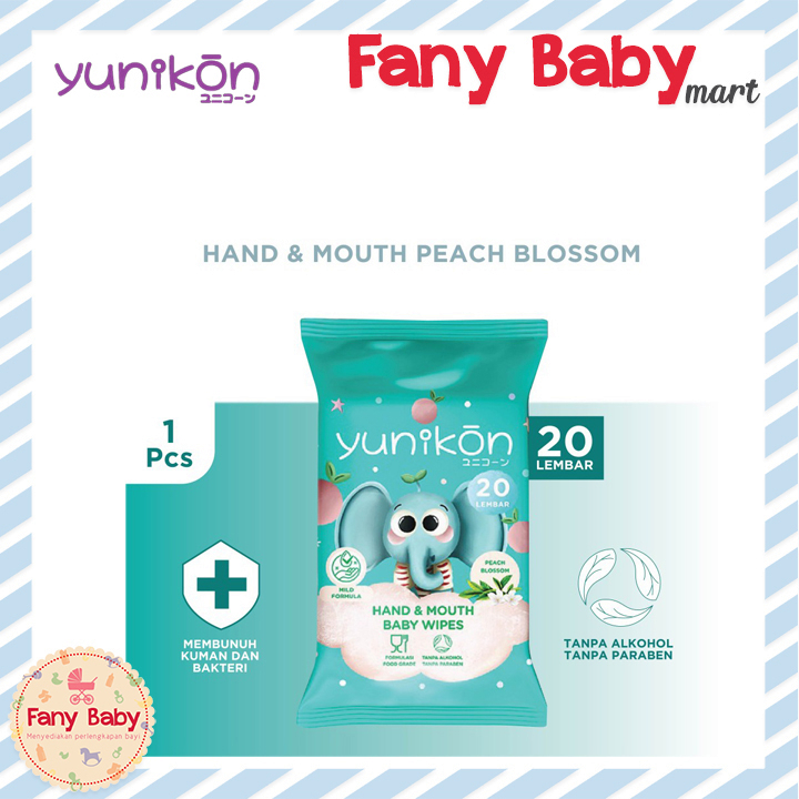 YUNIKON WET WIPES 20 SHEETS