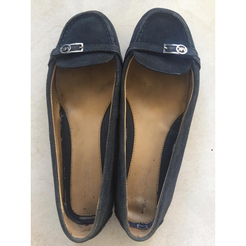 michael kors woman suede leather  shoes preloved