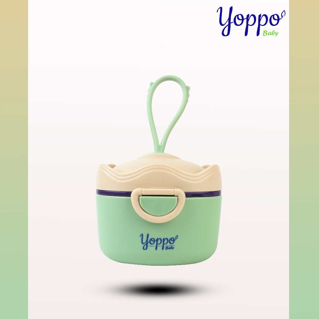 Wadah Susu Bubuk / Wadah Susu Travel / Kotak Susu Bubuk / Toples Susu Travel Yoppo Baby