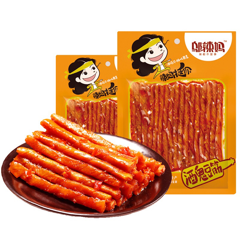 

HARGA GROSIR! WULAMA Gluten LA TIAO [HALAL] Cemilan Snack Vegetarian latiao / la tiao Spicy Tofu 邬辣妈素 Snack Viral