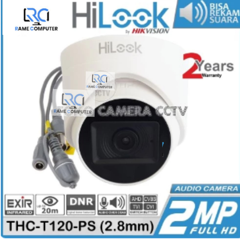 KAMERA CCTV INDOOR HiLook THC-T120-PS 2MP MIC AUDIO