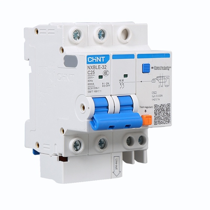 RCBO ELCB + MCB NXBLE-32 NXBLE-63 1P+N 6kA 6A-32A , Earth Leakage Circuit Breaker (ELCB) , Cocok Untuk Aplikasi Distribusi Akhir Untuk Rumah, Apartment, Gedung Komersil, Dan Gedung Industri