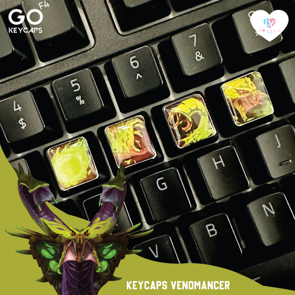 Keycaps PBT Dota 2 Venomancer Ability | GO KEYCAPS