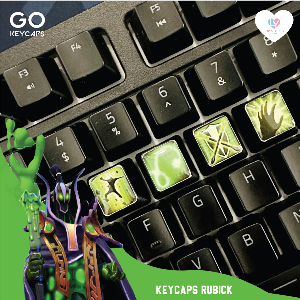 Keycaps PBT Dota 2 Rubick Ability | GO KEYCAPS