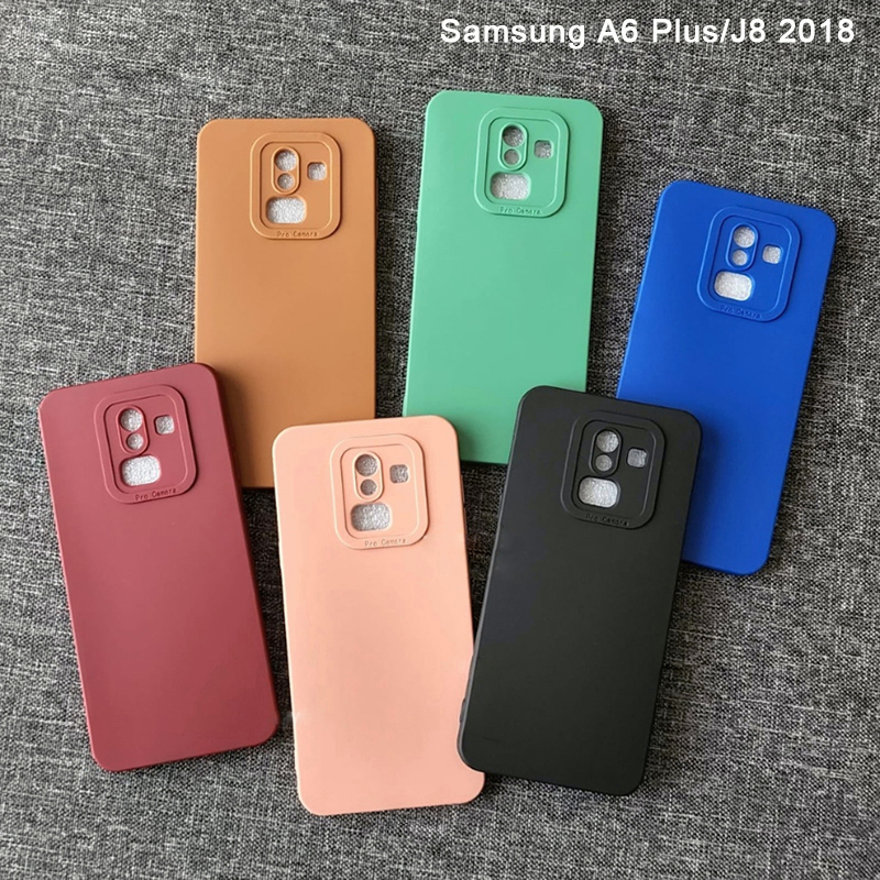 Softcase Samsung A6 Samsung A6 Plus Samsung A8 Samsung A7 Samsung A6 2018 Samsung A6+ Samsung A7 2018 Samsung A8 2018 Samsung A750 Samsung A750F Samsung J8 Samsung J8 2018 Case 3D Pro Camera Gel Silika Casing