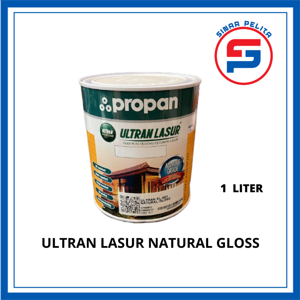 ULTRAN LASUR PROPAN / CAT EXTERIOR KAYU / CAT PROPAN / CAT KAYU LUAR / 1 LITER