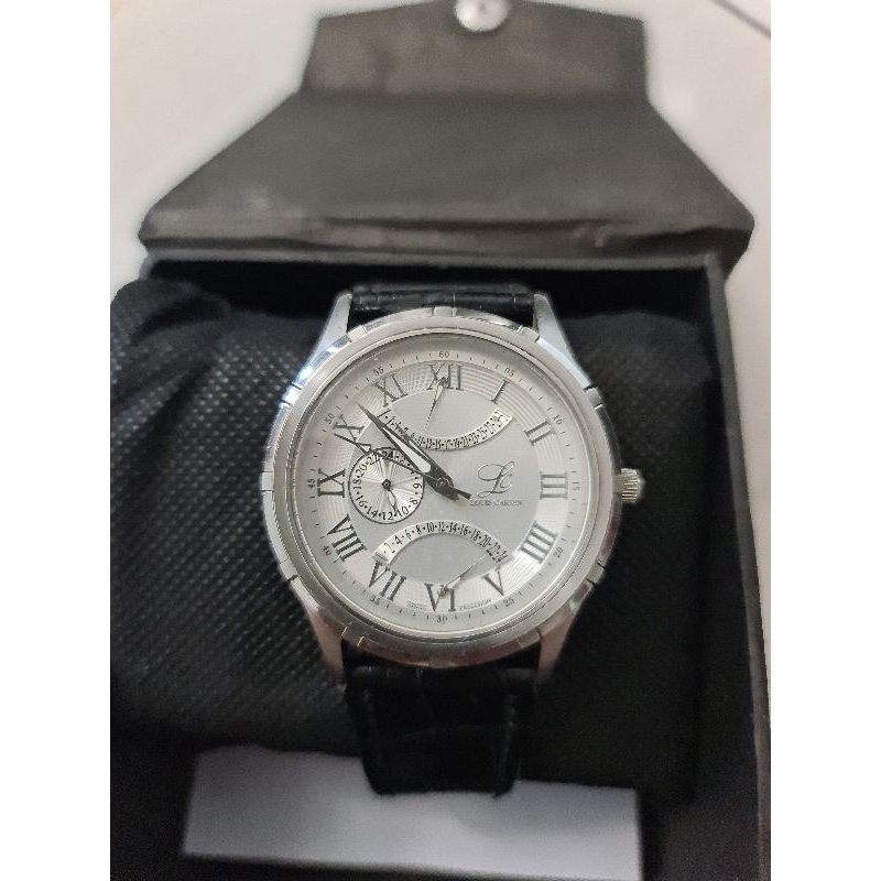 jam tangan original Louis Carden chronograph second preloved bekas