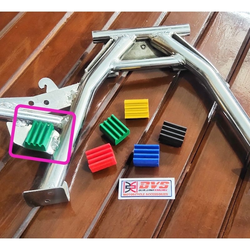karet penahan standar tengah honda yamaha karet bantalan standar tengah karet standar 2 karet bantal