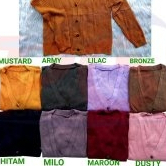 SWEATER CARDIGAN ROMPI CROP RAJUT KOREAN STYLE RAJUT PREMIUM