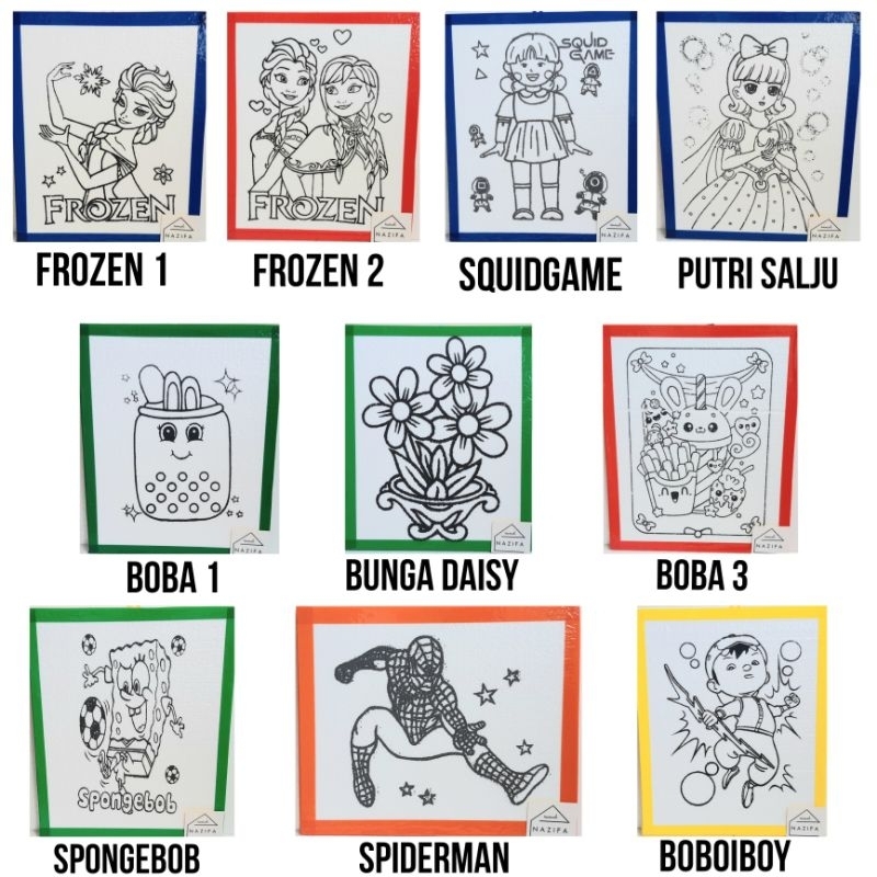 

GABUS LUKIS DENGAN LIST | STEROFOAM MEWARNAI #7