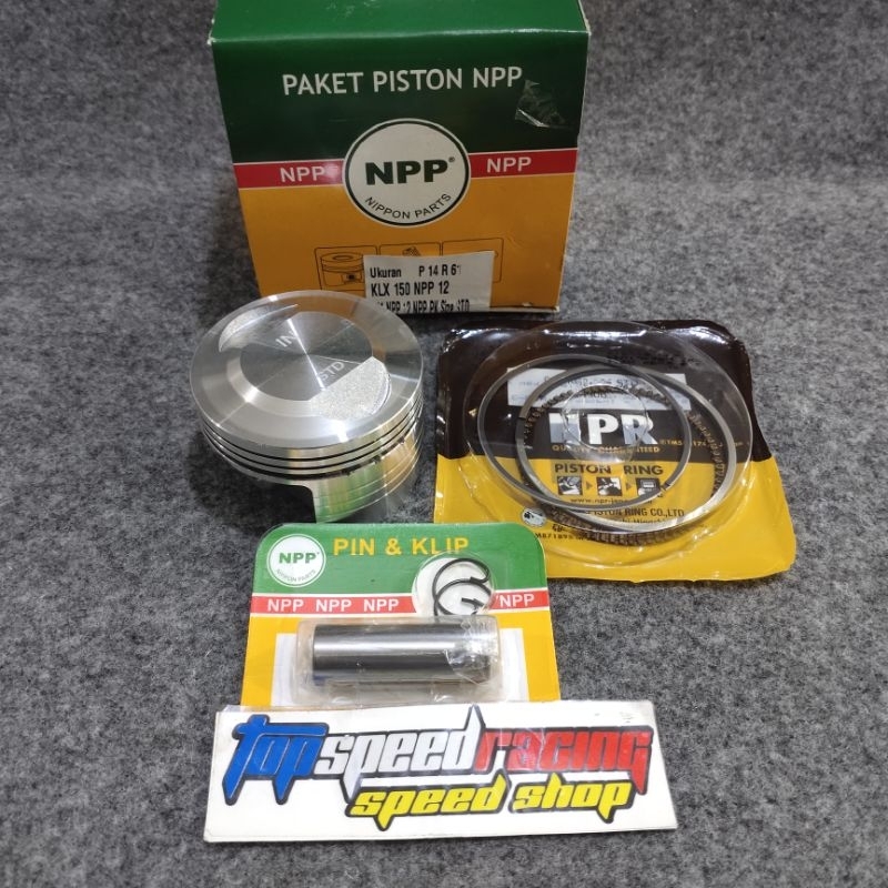 PISTON KIT NPP SEHER KLX 150 PEN 14 UKURAN 61, 61,5 , 62 ,62,5 , 63