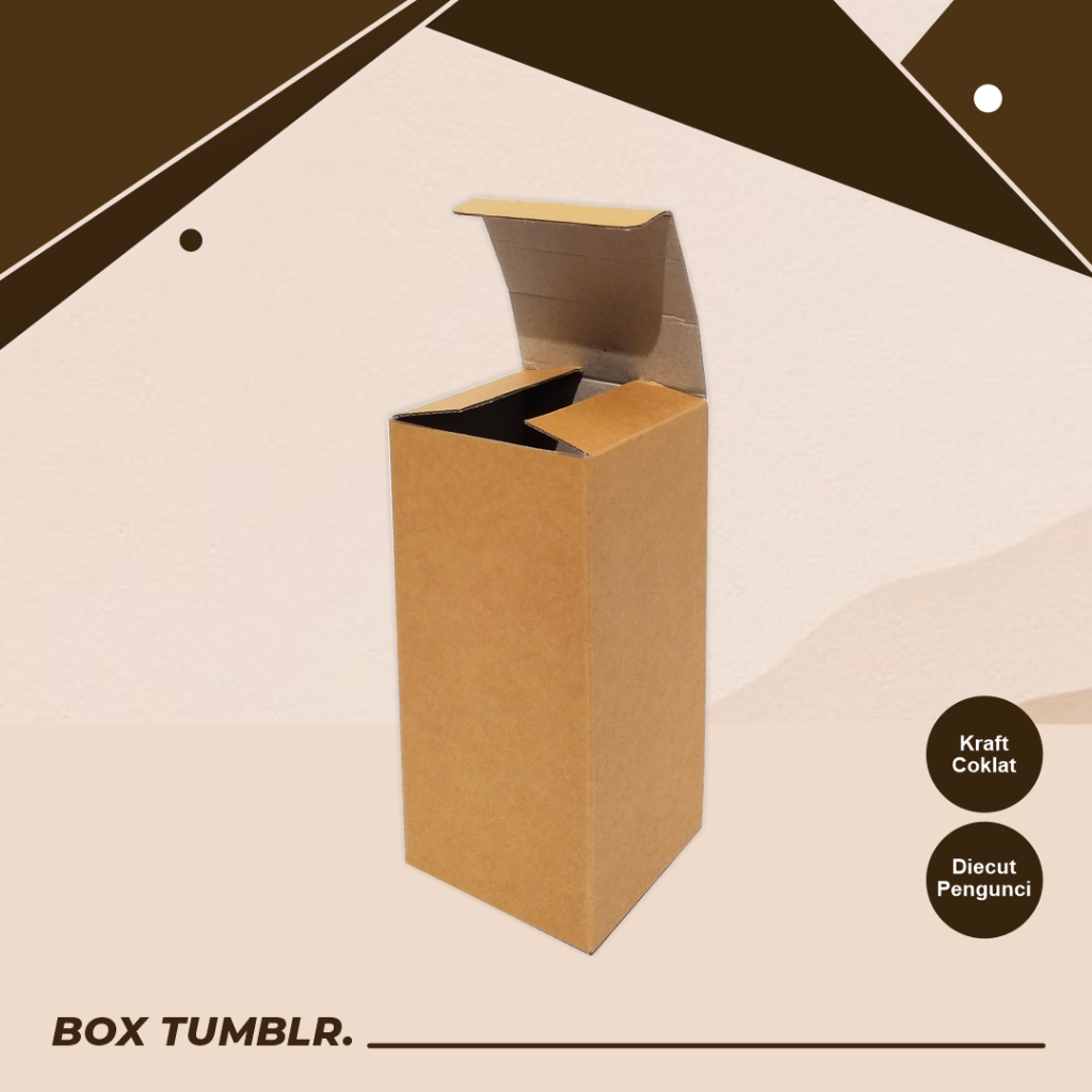 

BOX FLAP UK. 9,5 x 9,5 x 20 cm - A3 FLAP/Kardus/BoxTumblerPolos/Polos/BoxTripot/BoxParfum/Packaging/BoxAirMineral/KardusBotol