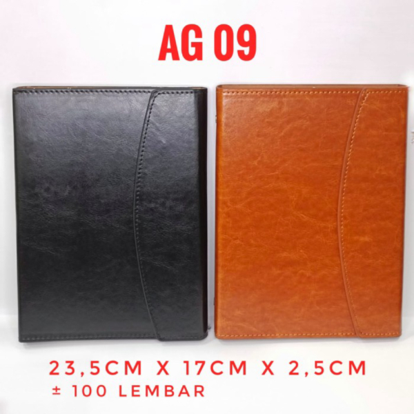 

binder - 09 binder block note Murah Ag Dijual Hitam agenda agenda binder kulit notes