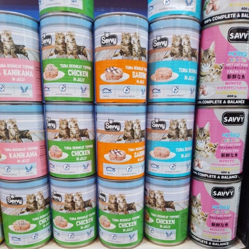 Savvy cat wet food