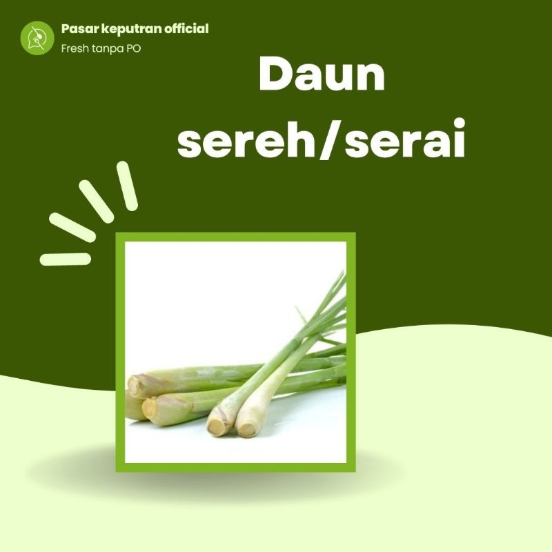 

Daun sereh/serai fresh 250gr,daun sereh,daun serai,daun sereh/serai