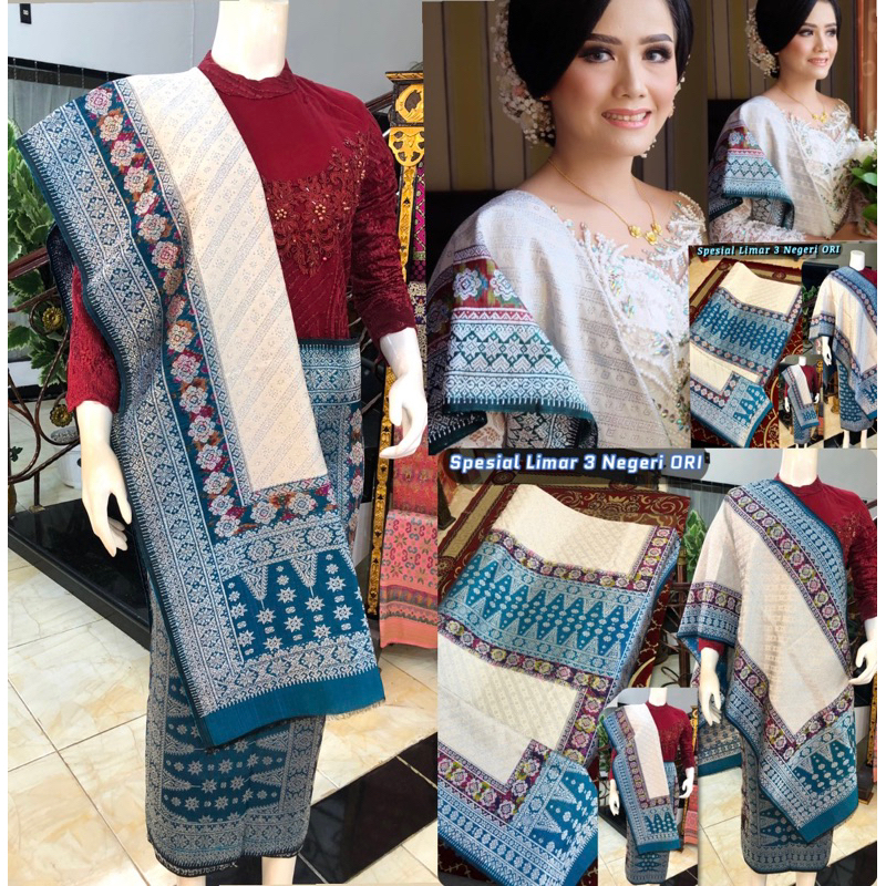 SPESIAL Limar 3 Negeri ORI/ songket Lepus Limar 3 Negeri ORI /  songket tenun asli palembang /ilham 