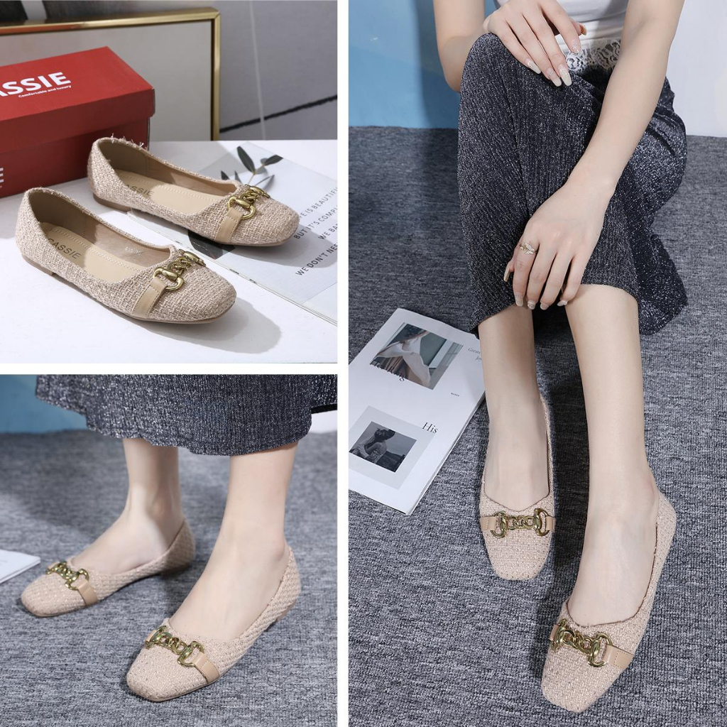 GSW Sepatu flatshoes wanita import Sepatu kerja wanita flat ( 411 ) flatshoes kerja wanita