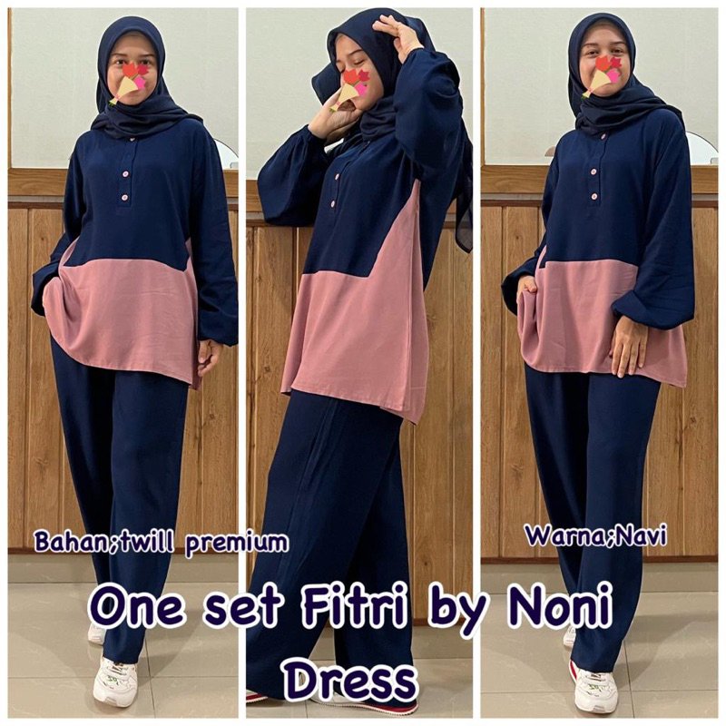 Daster Arab Noni FITRI Baju Setelan Rayon Twill Premium