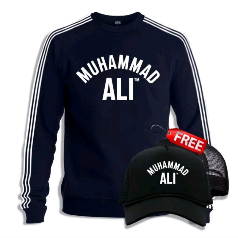 Sweater Crewneck Pria Adidas X Muhammad Ali All Size - S M L XL XXL