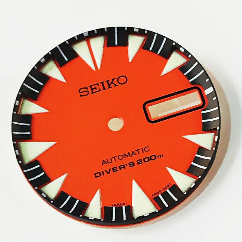 Dial seiko monster orange untuk jam tangan