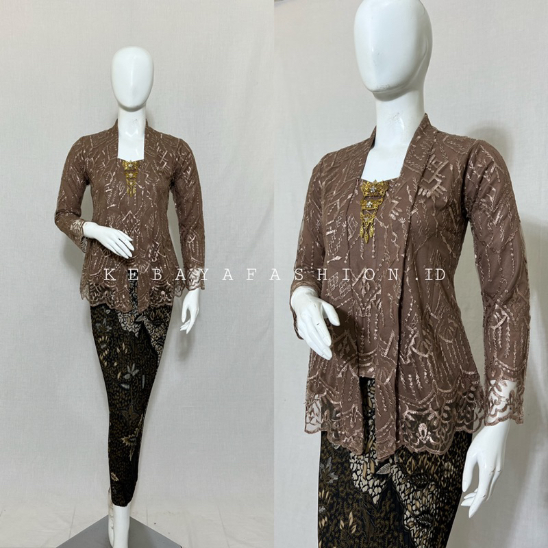 Kebaya Tunik / Tunik Tulle / Kebaya Modern / Kebaya tile / Kebaya Kutubaru / Batik Couple