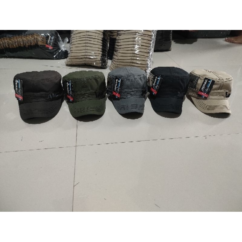 Topi Komando Polos Pria
