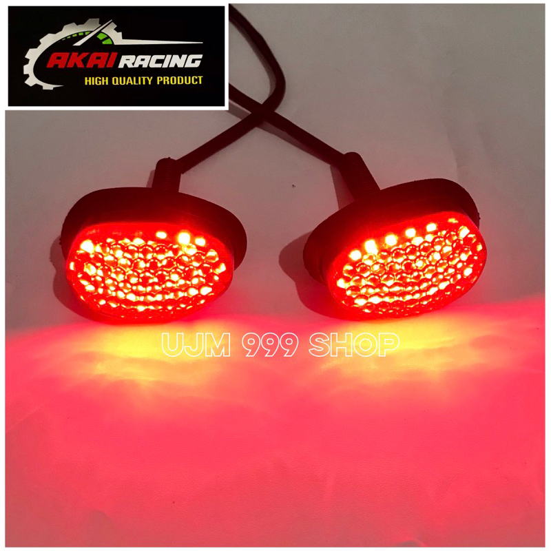 Sein Tempel Lampu Sen Tempel LED Kotak GMA TST Buat R15 V3/Cbr150r/Gsx150/R25/R15 V2/Ninja250 Karbu