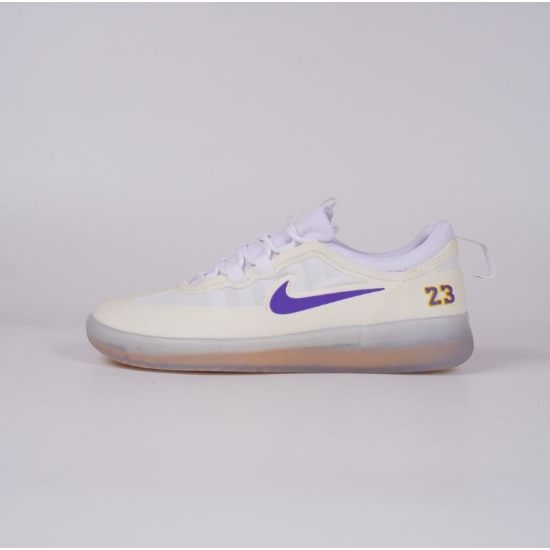 Sepatu Nike SB Nyjah Free 20 Nba La Lakers White Court