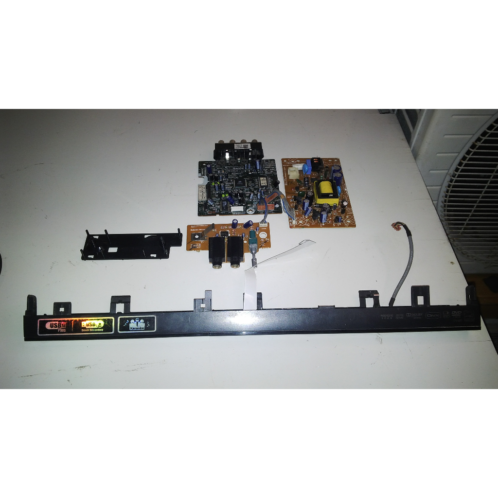 MOTHERBOARD DVD PLAYER  LG DV487 KARAOKE SET ASSY ,TERDIRI POWER SUPPLY UNIT , MPEG UNIT , DOUBLE MI