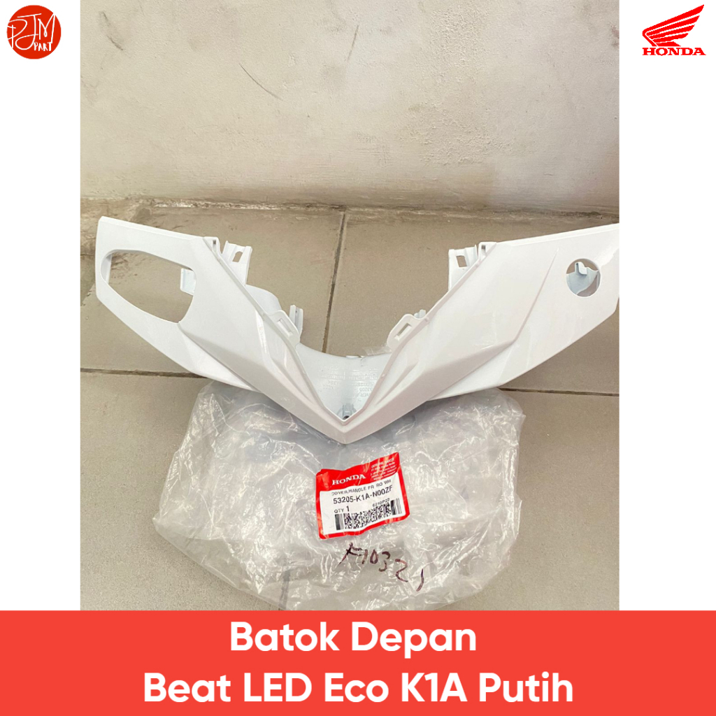 53205-K1A-N00ZF Batok Depan Beat LED Eco K1A Putih