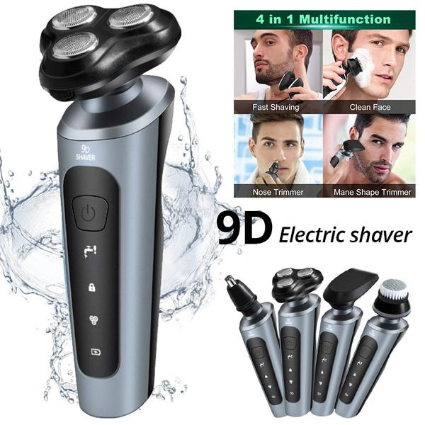 RZ60 Cukur 4 in 1 Shaver Elektrik Alat Cukur Jenggot Kumis Pria Nose Hair Trimmer Rechargeable