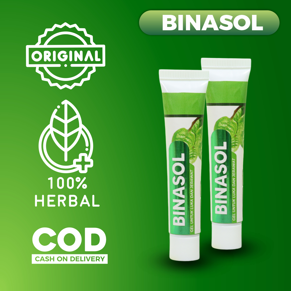 Binasol Gel Original Obat Penghilang Bekas Luka Bakar Luka Diabetes Penghilang Gatal Jerawat bandel