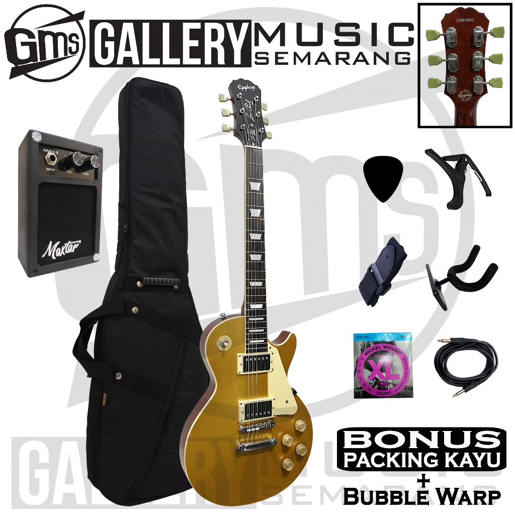 Gitar Elektrik Epiphone Les Paul Gold