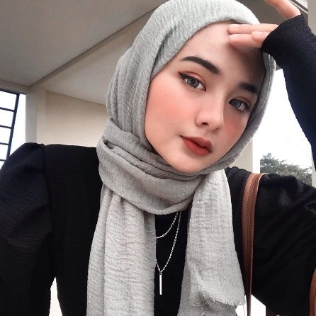 Original hijab Pashmina Crinkle Shawl Premium Crinkle Shawl 180x70cm Cotton Wide Jilbab Bahan Katun Pashmina Premium Import  Kerudung Shawl Scarf Syal Wanita Pastel Turban Dewasa