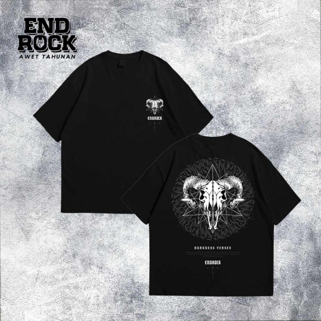 Kaos Oversize Original Endrock Tema Darkness Verses