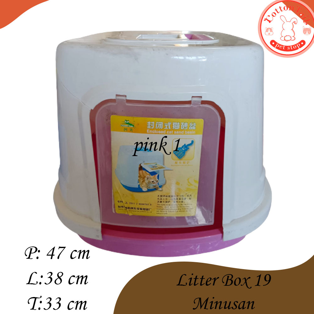 OJOL - Cat Litter BOX 19 Tempat Pasir Kucing MINUSAN BACA DESKRIPSI