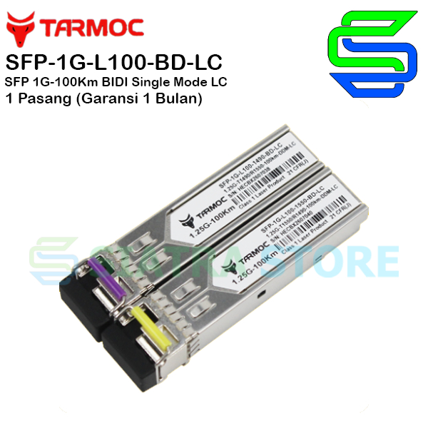 SFP 1G BIDI 100KM lSinglemode LC (Mikrobit, Mikrotik, Cisco Compatible)