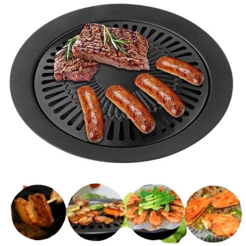 Panggangan bulat BBQ Alat panggang BBQ grill 32Cm 7132