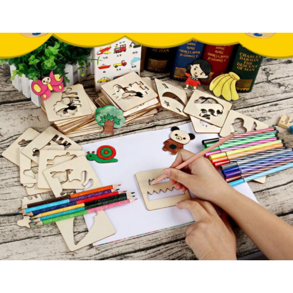 

Dijual Mainan jiplak bentuk kayu anak Mainan jiplak gambar anak bahan kayu - 24 keping SET Limited