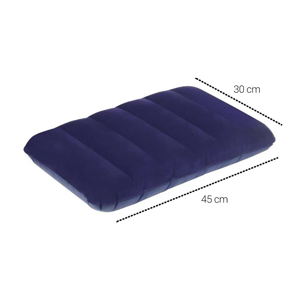 Bantal Angin Tidur Pvc Portable Bantal Tiup Angin Kepala Lipat Traveler Inflatable PVC Neck Pillow High Rest