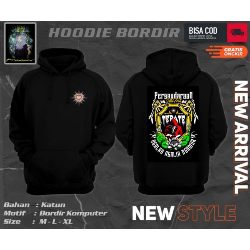 Hoodie Bordir PSHT Sweatershirt Bordir PSHT Jaket Blusuk PSHT Jaket Bordir Jaket Terbaru
